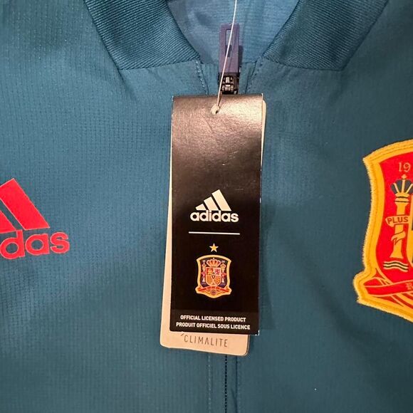 Adidas Spain Soccer Men's multi zip up track Jacket - Picture 5 of 5